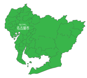 名古屋の地図