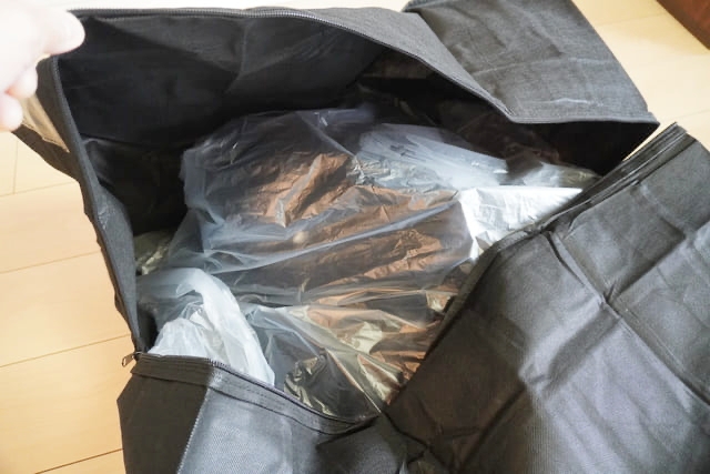 正直なクリーニング屋の集荷バッグのサイズ感