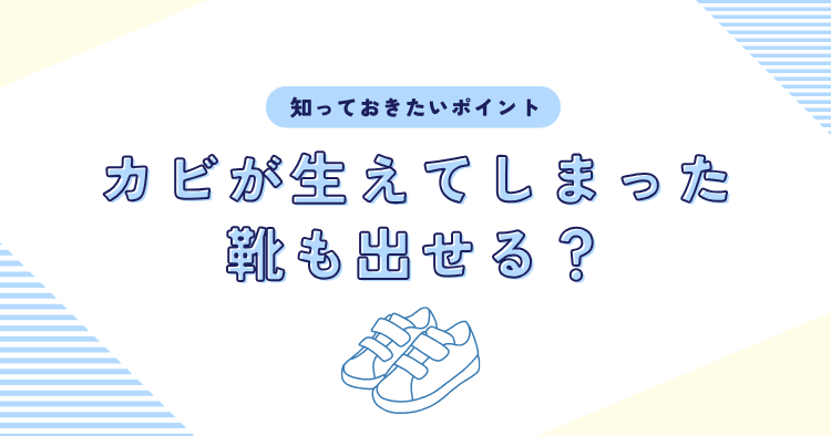 カビが生えてしまっている靴は？