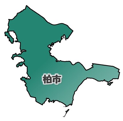 柏の地図