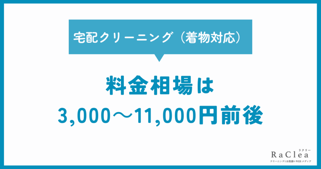 宅配クリーニングの料金相場