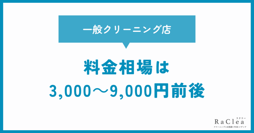一般クリーニング店の料金相場