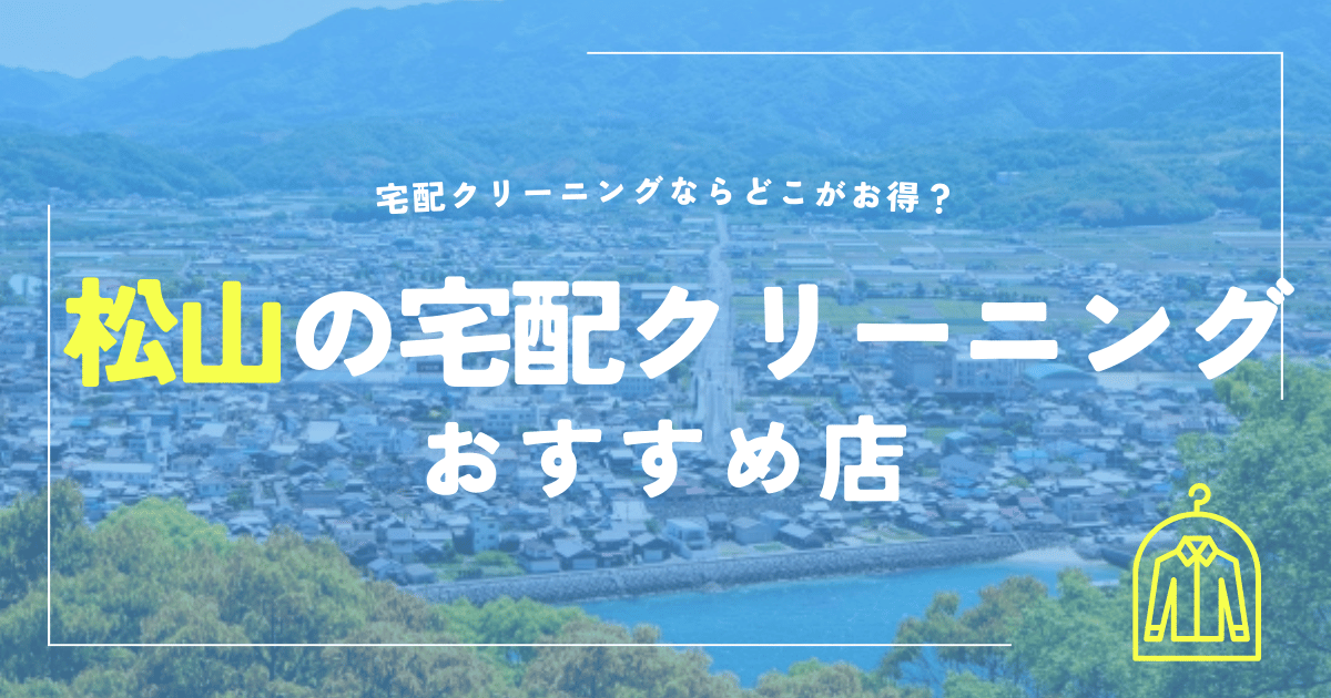 松山の宅配クリーニングおすすめ